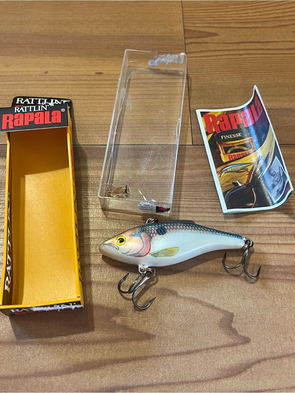 Rattlin’ Rapala RNR-7 SD Sinking Shad Fishing Lure 2 3/4” 1/2 Oz